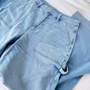 Light Wash Women’s Jeans — Relaxed Carpenter Style size 12